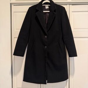 Zara Women's Black Peacoat